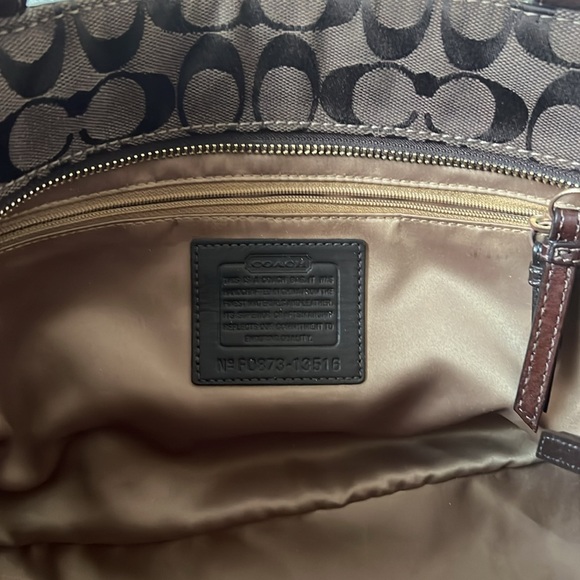 Coach Mosaic Gallery Signature CC Patchwork Shoulder Tote Bag - Picture 11 of 13